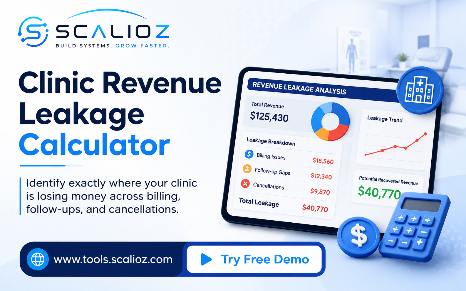 clinic revenue leakage detector